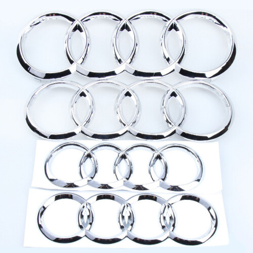 273mm Audi Chrome Badge Front Hood Grille Emblem 1
