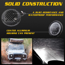 H4 400W 7Inch LED  Light Lamp with for  Niva Urban 4X4  Samurai for   Off Road