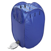 Stendibiancheria elettrico portatile Pieghevole da viaggio Air-O-Dry Stendibiancheria Asciugabiancheria calda Armadio con accessori-Spina UE