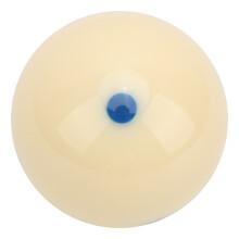 Billard-Trainingsball, hoher Reibungswiderstand, leicht und tragbar, Standard-Poolball-Design mit blauen Punktmarkierungen, verbessert die Spin-Sicht
