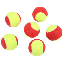 Mingi de tenis pentru antrenamentul copiilor, alegere excelentă pentru instruirea începătorilor cu minge acoperită cu pâslă (6 bucăți)