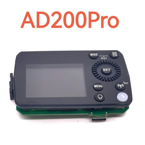 1 Pcs NEW Main Board for  AD200 Pro AD200Pro Back Control ASSY Mainboard with LCD Screen+Button+Rubber Flash Part 1