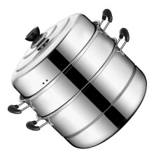 Steaming Rack Stainless Steel Multifunctional Steam Pot for Home Use Daily Cooking 12.6X12.6X13in Large Capacity 1Pack