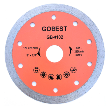 (125mmx22.2 bore (GB-0102)) GOBEST tile diamond disc 115-180mm, 22.2 and 25.4 bore