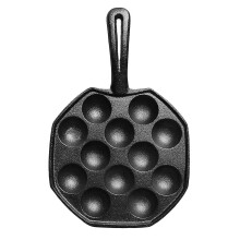 Cast Iron Frying Pan Octopus Balls Fish Balls Kitchen Non-stick Pot Cookware