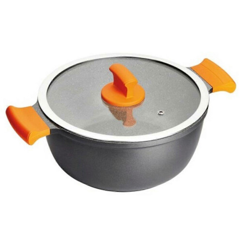Casserole with lid Inoxibar ABSOLUT Black