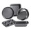 5pcs Baking Mold Nonstick Baking Pan Kitchenware  black 1
