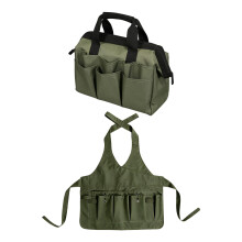 Tablier de travail à sangle réglable, sac à outils de-2 pièces