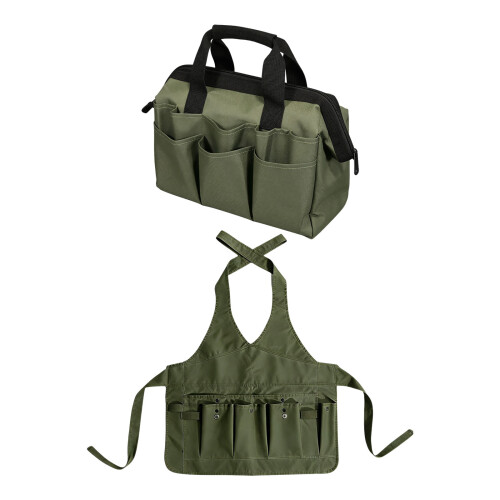 Tablier de travail à sangle réglable, sac à outils de-2 pièces