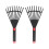 1 Pair Of Plastic Garden Rakes 17cm Width Optimized For-black 1