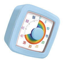 Visual Rainbow Timer For Child Learning Time Management-Blue
