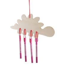 8 seturi de clopoței de vânt din lemn, accesorii, clopot DIY, artizanat, decor pentru casă