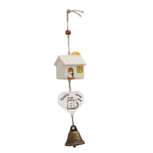 Fuglehusbur Vindklokker Søt tegneserie Pastoral Hengende Ornament