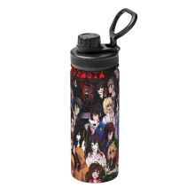 Creepypasta Sports isolerad vattenflaska, 18 oz vattenkokare i rostfritt stål