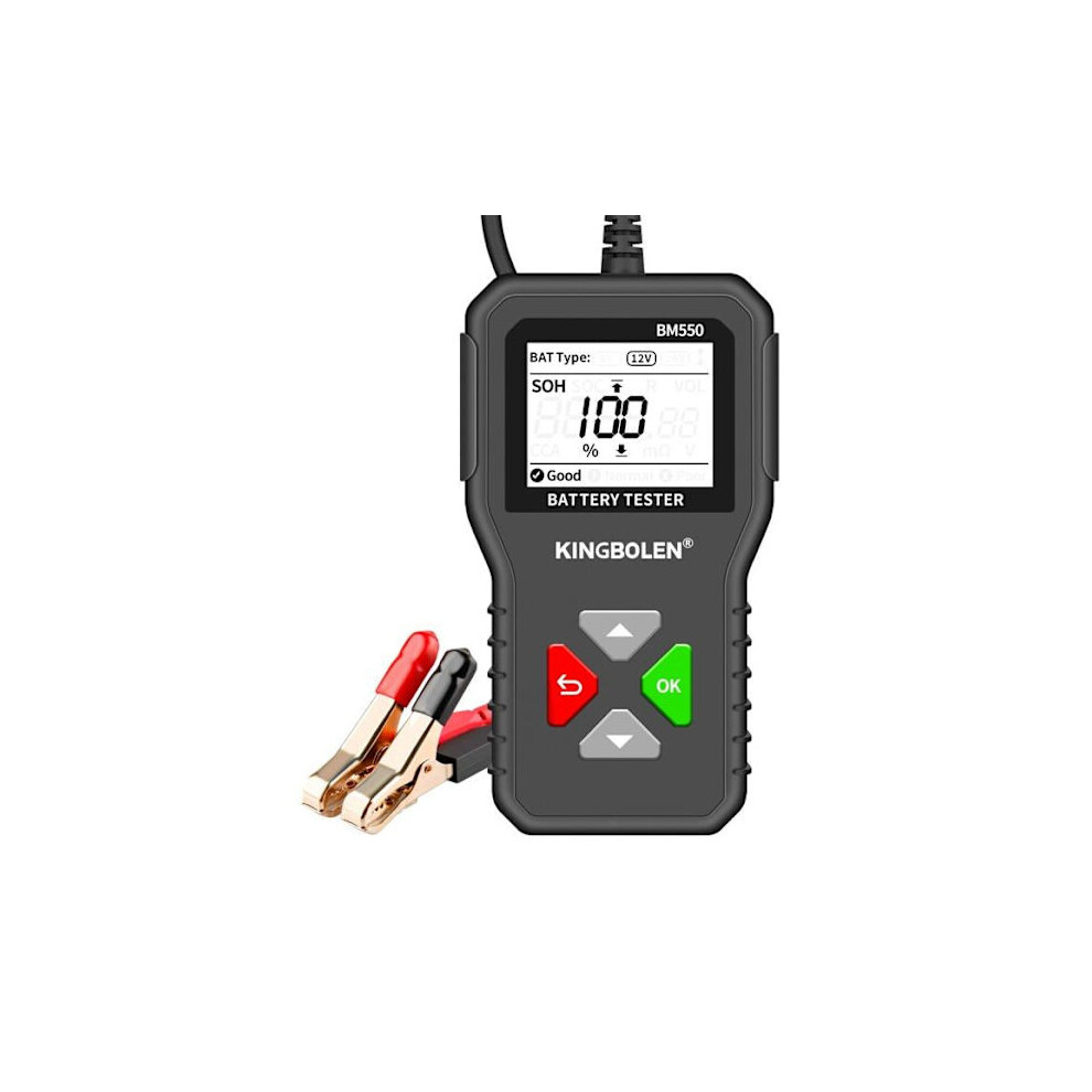 Battery Tester - Bm550 - 6V 12V 24V - 100-2000 Cca - Digital Analyzer 9301715051785