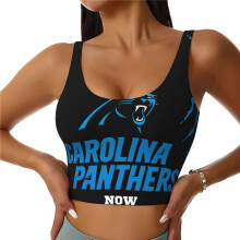 Carolina Dame Sportsvest med navleudsat T-shirt Kort Fodbold