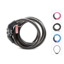 Bike Cable Lock 4-Digit Resettable Combination 6ft