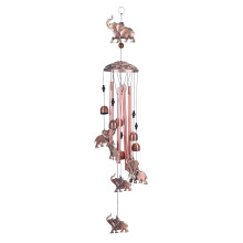 Copper Elephant Wind Chimes Outdoor Garden Decoration
