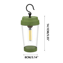 Quinlirra Cup LED kempingové světlo venkovní kempingové světlo DIY noční světlo