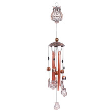 Clopoțel de vânt din alamă, decorațiuni interioare pentru grădină, țeavă metalică, pandantiv, metal, pentru