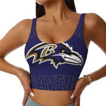 YBR_Ravens Dame Sportsvest med navleeksponering, Yoga, Løb