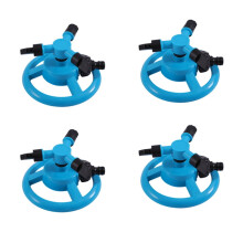 Automatisk sprinkler 360 graders automatisk roterende sprinkler græsplæne blå