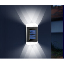 Avtoify Solcellelampe Udendørs Væglampe LED Gårdhavelampe Step Up og B