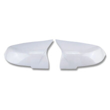 2PCS White M3 Style Side Rear Mirror Cover Caps for F20 F21 F30 F32 F36 X1 M3