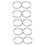 For 10pcs Circular Tart Rings Mousse Mold Kitchen Baking Mould 2025 1