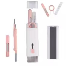 7-in-1 Computer Keyboard Cleaner Brush Kit Earphone Cleaning Pen For Headset Keyboard Cleaning Tools Cleaner Keycap Puller Kit