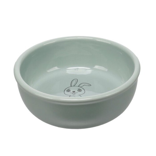 Comedouro e bebedouro para coelho Snuffi verde menta 2