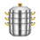 316L Stainless Steel Multi-Layer Steamer Pot for Induction Cookers 1