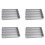 4X Battenberg Battenberg Cake Pan, Commercial Weight Anodised Aluminium, Silver A 1