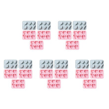 25PCS Love Silicone Mold DIY Gypsum Cement Concrete Candle Soap Mold Chocolate Candy Biscuit Baking Tool Valentine'S Day