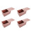 4X Baking Pullman Loaf Pan with Cover,Bread Pan with Lid,Nonstick Rectangle Corrugated Toast Box for Oven, Dough Cavity 1