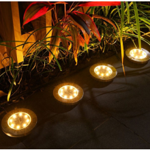 Solar Lights Outdoor IP65 Waterproof Auto On Off with Ground Spike Outdoor Garden Decoration Warm White 4PCS