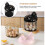 Egg Storage Ceramic Egg Receive Basket Kitchen Accessories Black for Families 1 Set 3