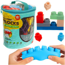Bloques sensoriales de goma para niños, juego de 30 piezas
