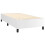 vidaXL Boxspringbettgestell Weiß 100x200 cm Kunstleder 4