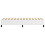 vidaXL Boxspringbettgestell Weiß 100x200 cm Kunstleder 6