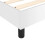 vidaXL Boxspringbettgestell Weiß 100x200 cm Kunstleder 7