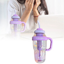 Stor kapacitet Vattenmugg Sommarmugg Iskaffe och te Gym Sport