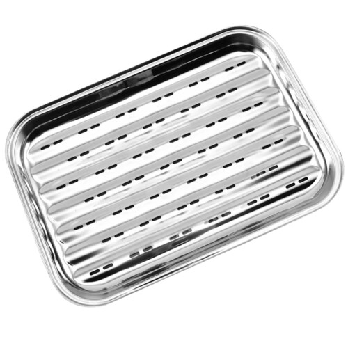 Pan Filter Pan Grill Serveringsfat Grillkött Förvaringsfat