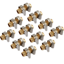 Wideskall 5/8" messing havevandslange reparationskobling med 2 stk.