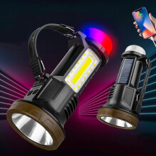 Přenosná solární lampa kompatibilní s venkovním multifunkčním zařízením
