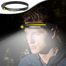 Fankiway LED-ljuskälla Huvudmonterad lampa USB Utomhus Nattfiske