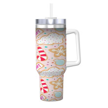Personalized Christmas Tumbler 40 oz Stainless Steel with