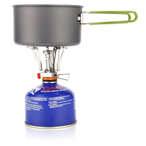med utomhuscamping Piezo Ignition Backpacking Stove Portable Camping