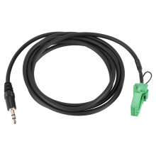 6Pin Green Connector Stereo 3.5MM Jack Audio Aux-in MP3 Cable Wire for Jazz Fit 2002-2006