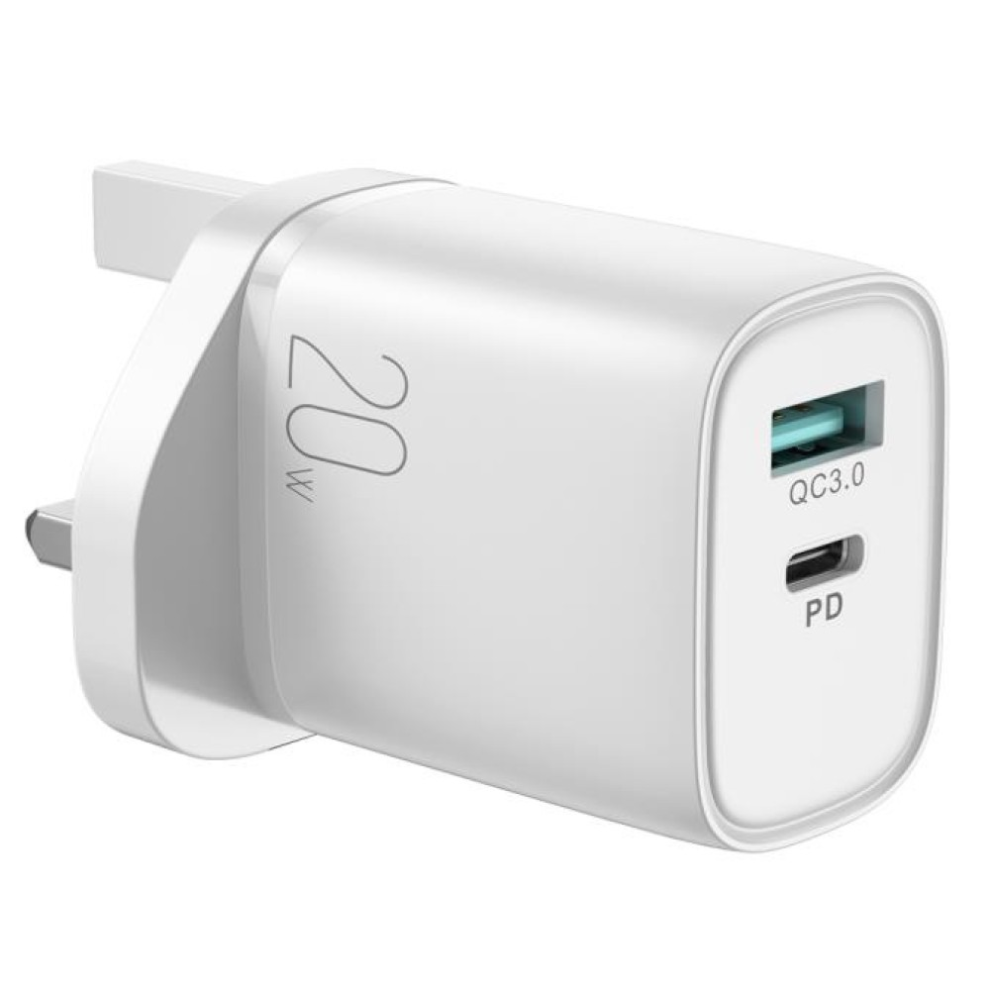 Joyroom L-Qp2011 20W British Regulatory Fast Charger White 5061060509273